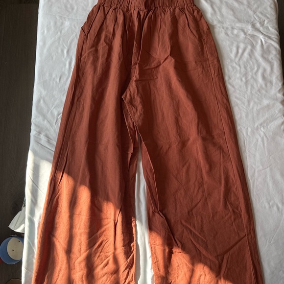 HALARA Wide Leg Pants in Rust - Picture 3 of 3